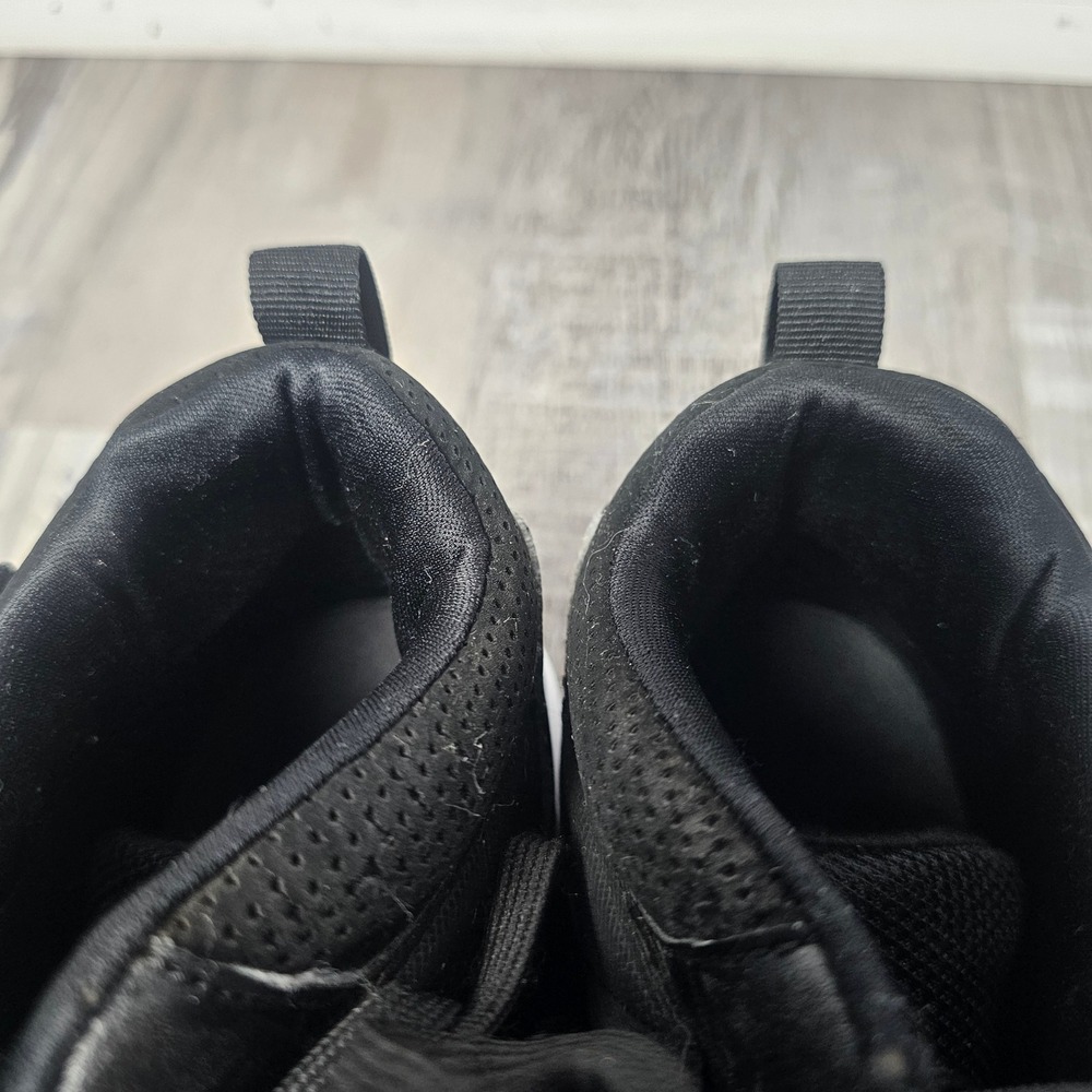 Riddell Heater Mid Strap RM Football Cleats Men 7.5D Black White Mid Top Shoes - Picture 5 of 15